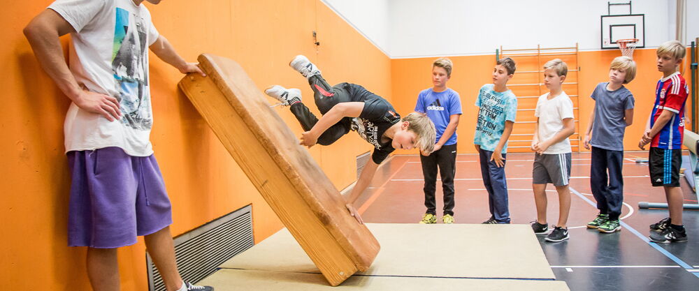 Parkour Workshops für Schulen