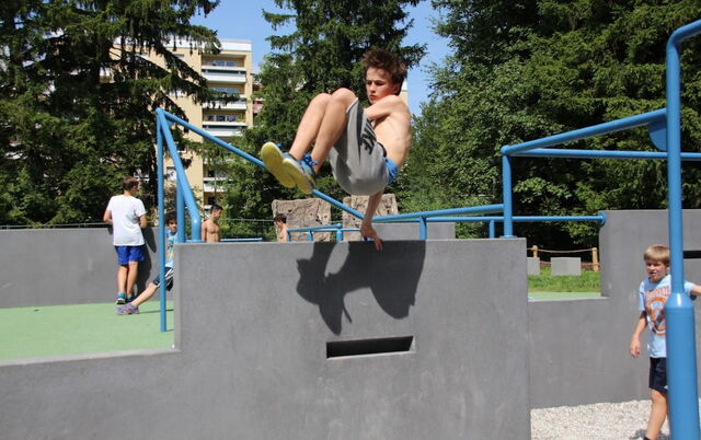 Parkourpark an der Ludwig-Thoma-Realschule