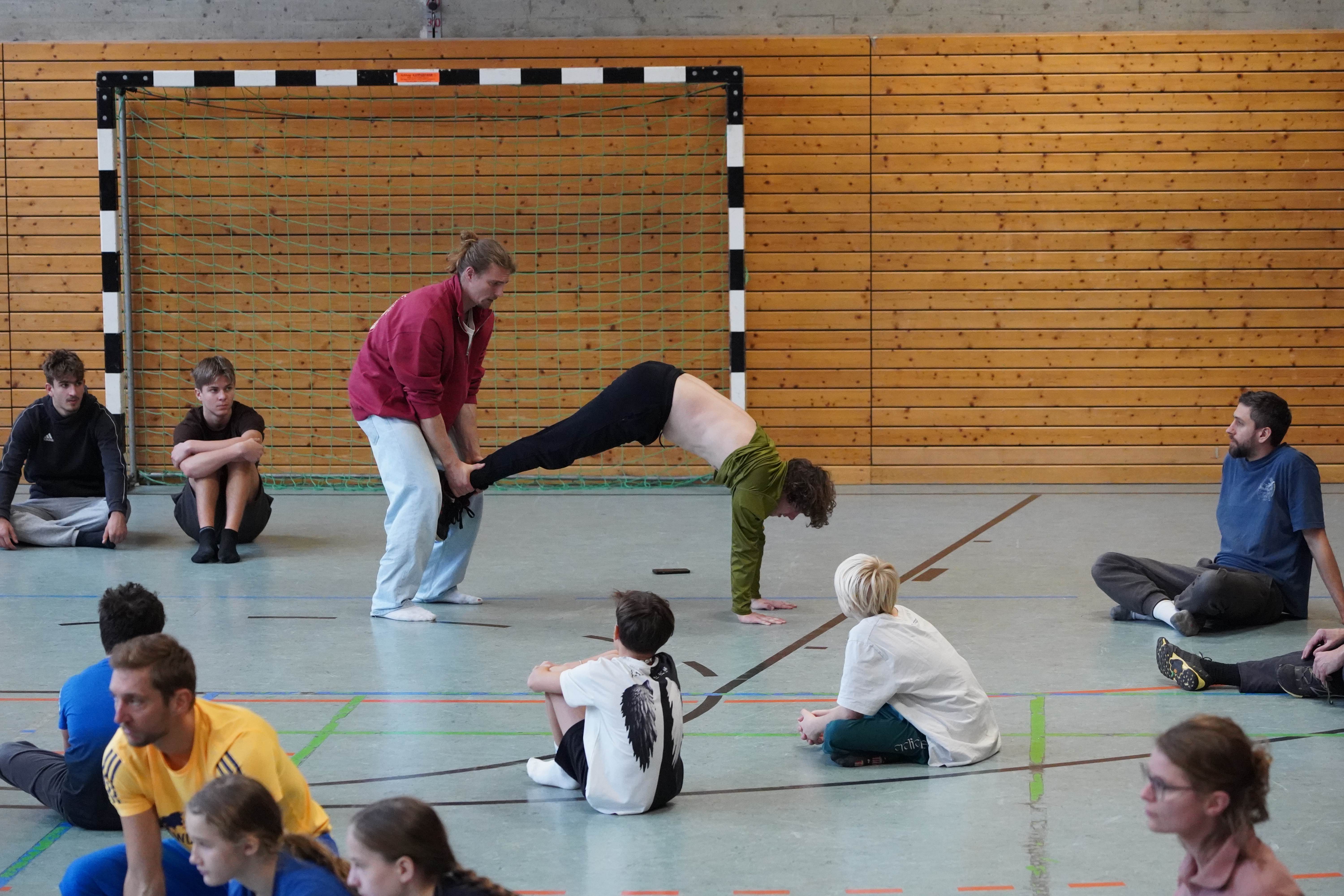 Firmenevent mit Bewegung